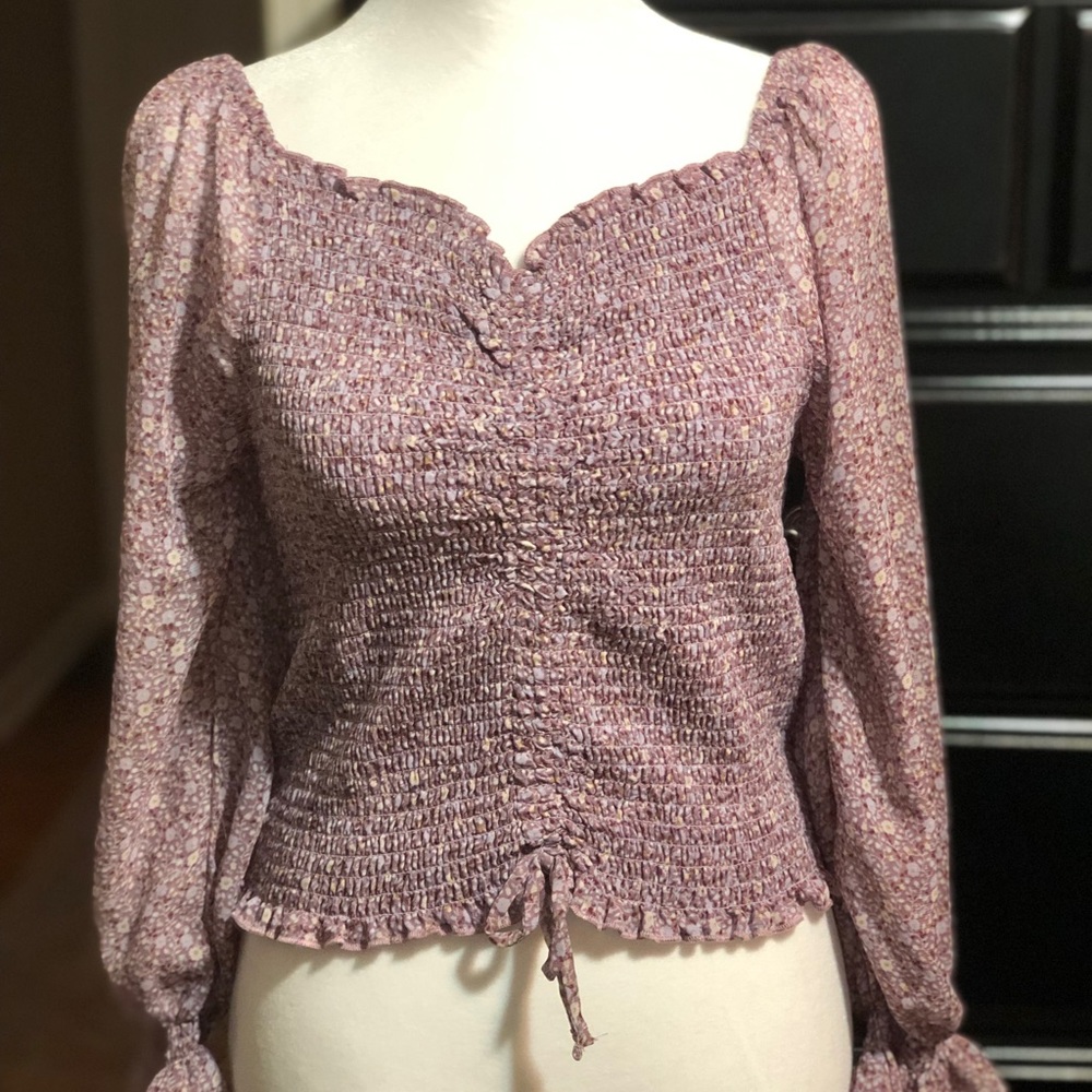 Beautees Ruched Top - Picture 2 of 7